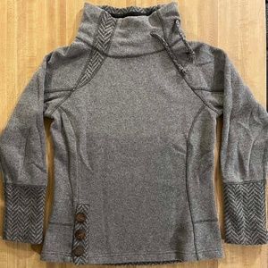 XS Prana Sweater, grey, barely worn, great shape!